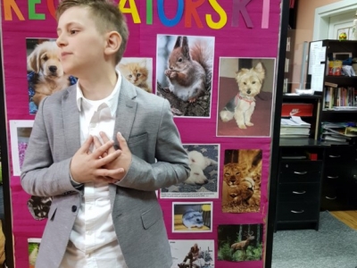 Zdjęcie 12 z 22 – SZKOLNY KONKURS RECYTATORSKI DLA KLAS 1-3 PT. MOJE ULUBIONE ZWIERZĄTKO