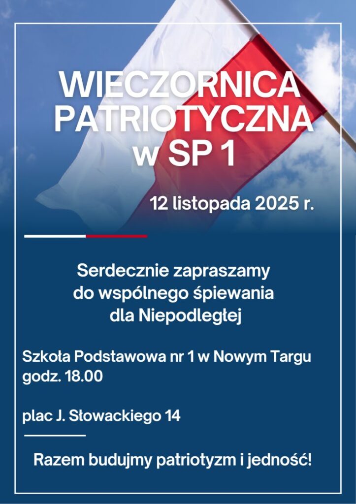 Zdjęcie 1 z 1 – WIECZORNICA PATRIOTYCZNA W SP 1