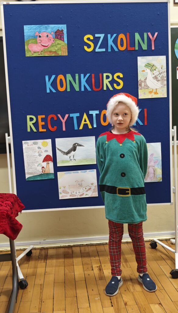 Zdjęcie 5 z 16 – Szkolny Konkurs Recytatorski dla klas 1 – 3 pt. ,,W krainie wierszy Jana Brzechwy”